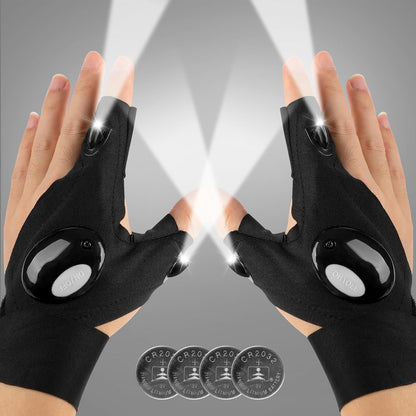 Mylivell Handsfree LED Flashlight Gloves